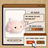 Axel Axolotl Spudsters 10In Plush