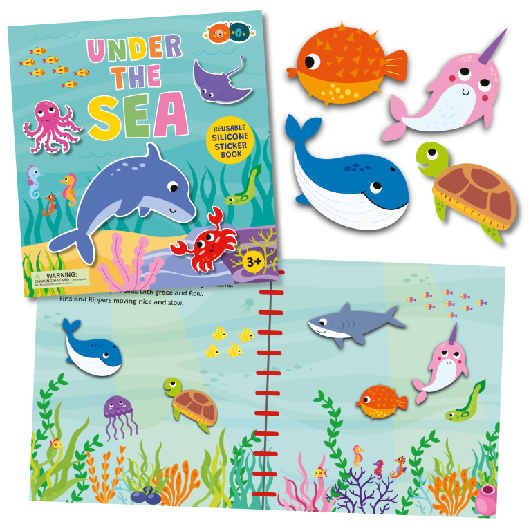 Sea Silicone Sticker Book