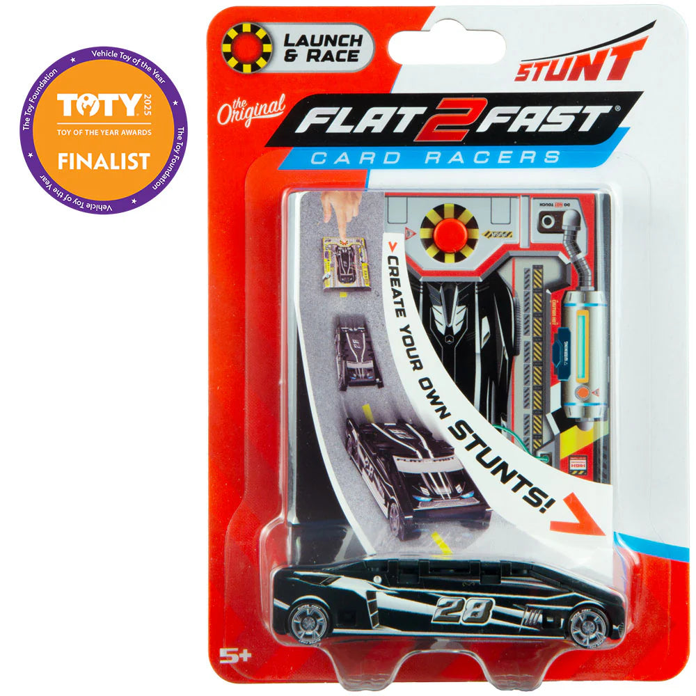 Black Flat 2 Fast Speed Card Racer