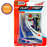 Blue Flat 2 Fast Card Racers