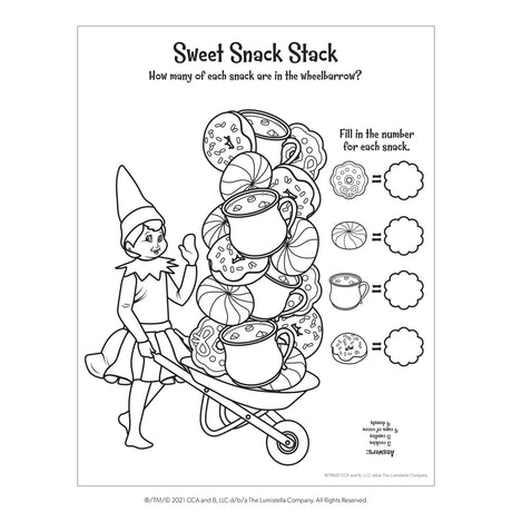 Elf on the Shelf Santa's North Pole Friends Activity Book