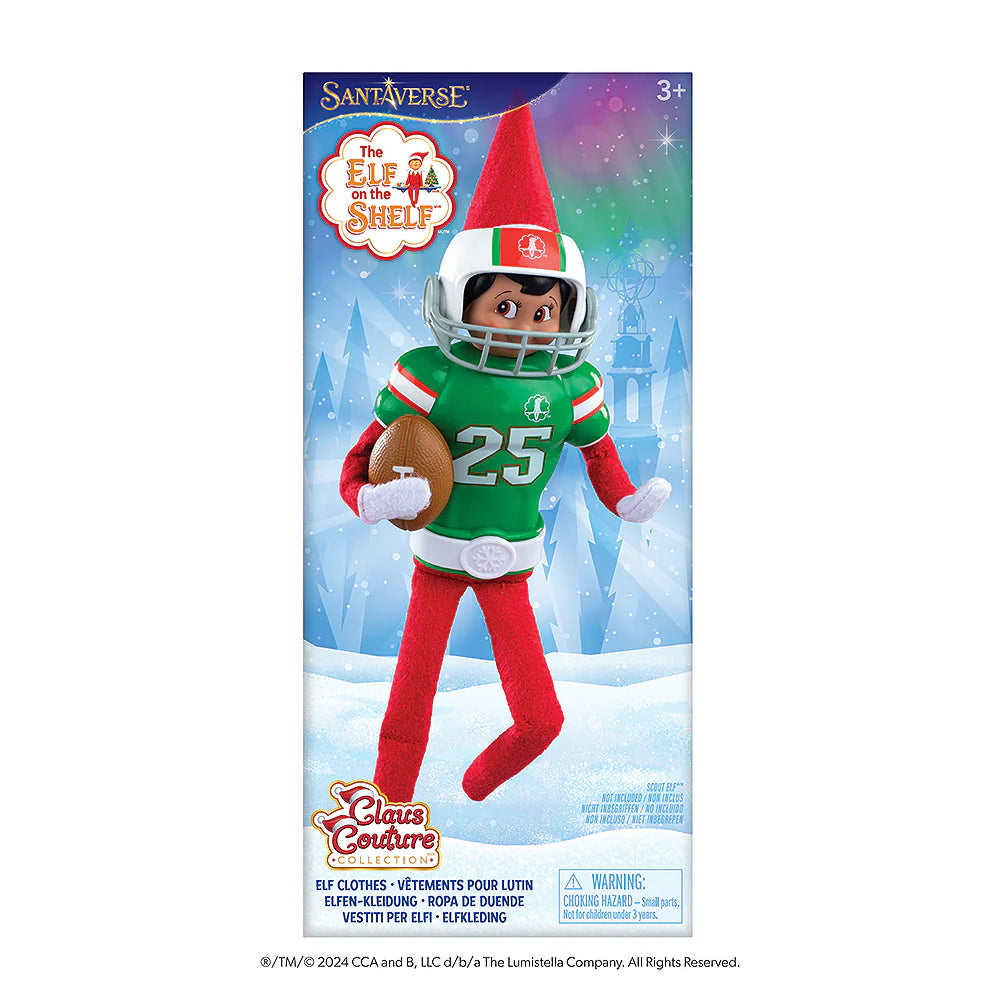 Elf on the Shelf Claus Couture Touchdown Tidings Set