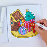 Christmas Super Coloring Cozy Art