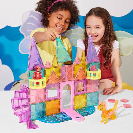 Magna-Tiles® Castle DLX and Micro Mags 48 piece set