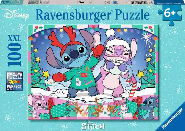 100 pc Stitch Christmas Puzzle