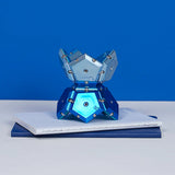 Geode Magnetic Fidget Set Chrome Cosmos Blue
