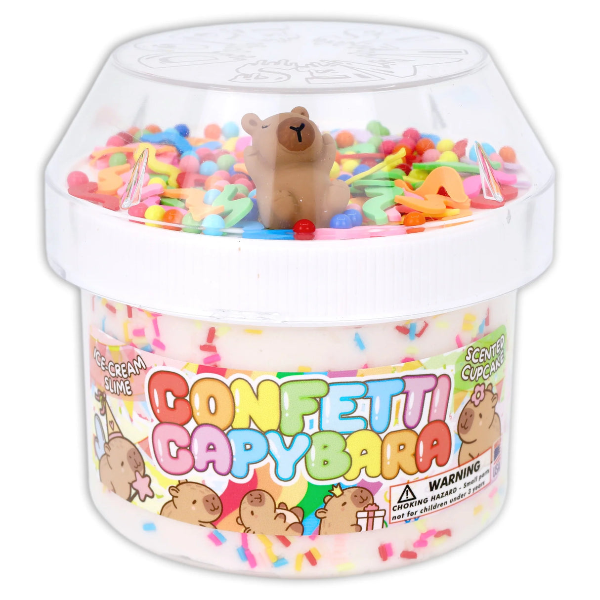 Confetti Capybara Dope Slime