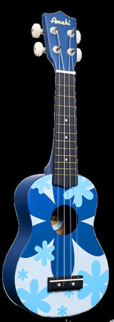 Blue Flower Ukulele