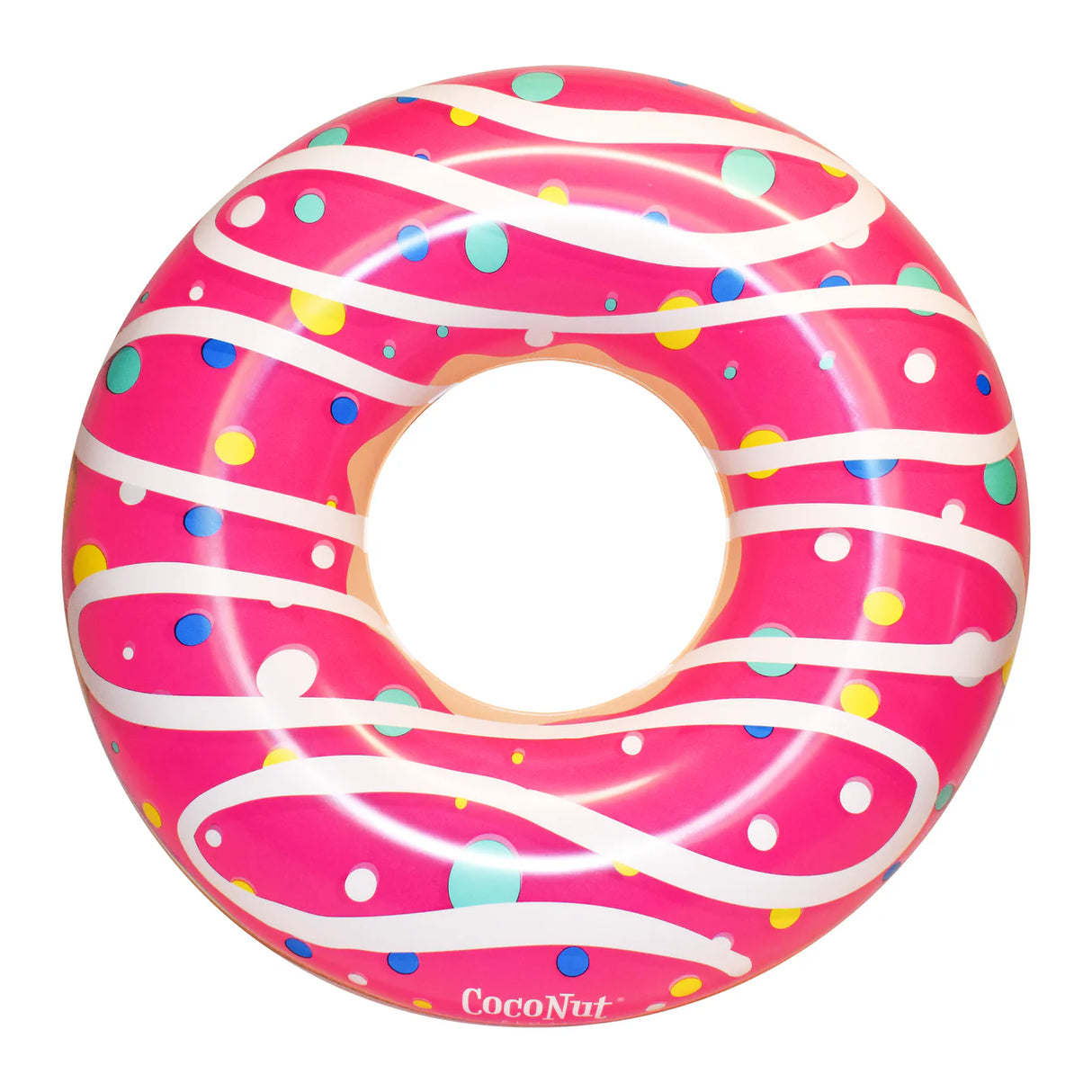 Sprinkled Glazed Donut Pool Float