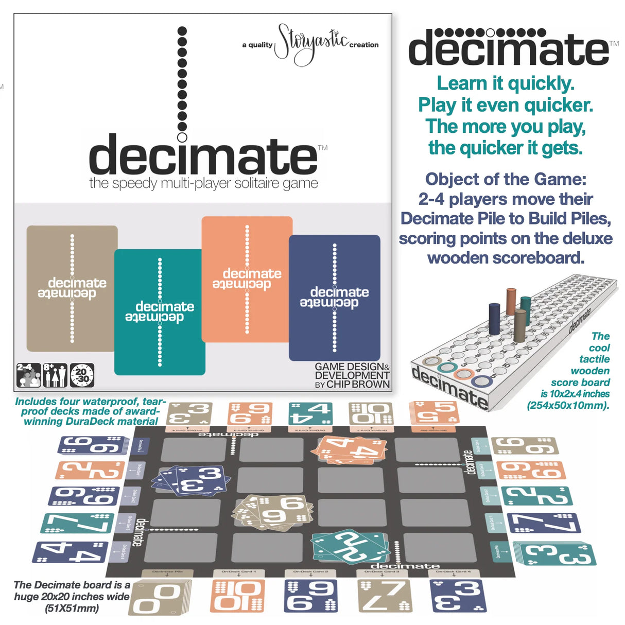 Decimate Multi Player Solitaire