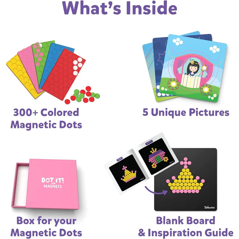 Dot It with Magnets! Unicorns & Princesses