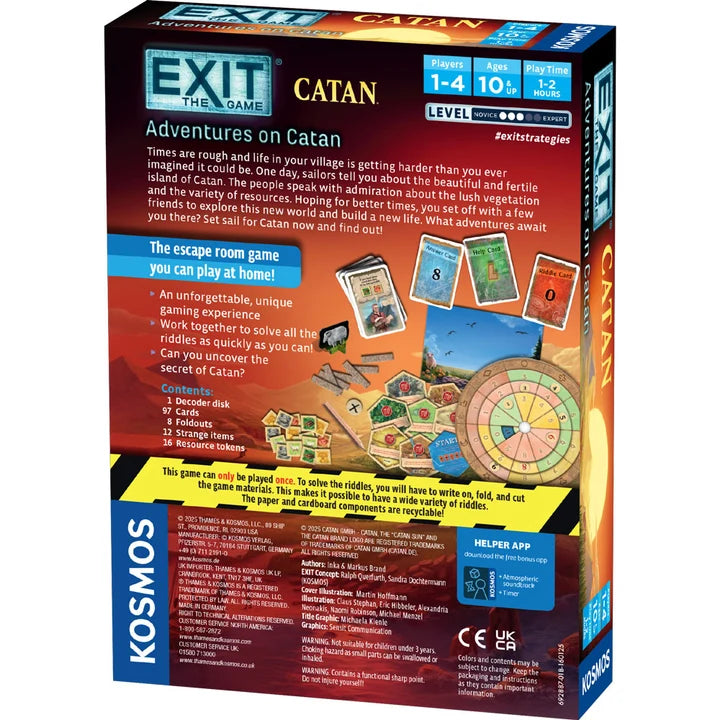 Adventures On Catan Exit The Game