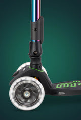 Maxi Deluxe LED Foldable Green Neochrome Scooter