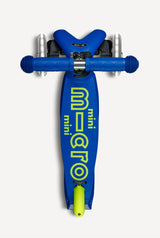 Mini Deluxe LED Foldable Canary Yellow/Blue Scooter