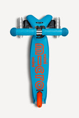 Mini Deluxe LED Foldable Sunset Orange/Aqua Scooter