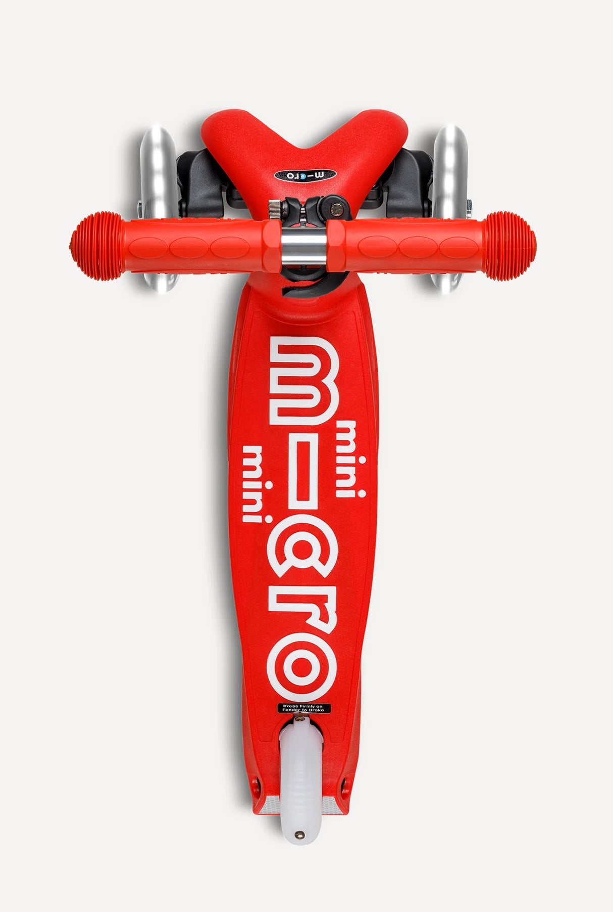 Mini Deluxe LED Foldable Red Scooter