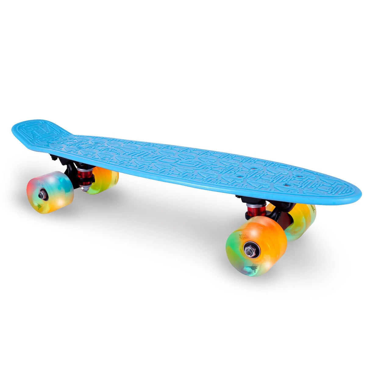 Flybar 22" Blue Cruiser Skateboard with LED Wheels