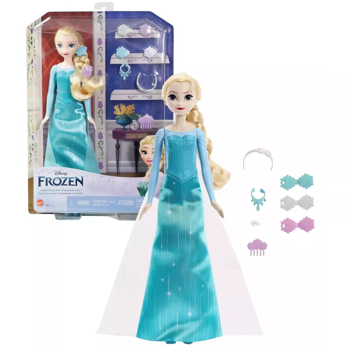 Disney Frozen Elsa Getting Ready Doll