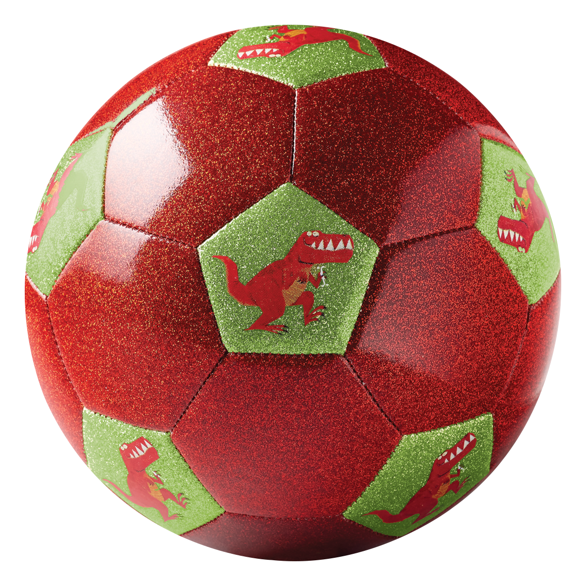 Dinosaur Glitter Soccer Ball