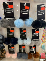 Furry Pompom Hair Ties