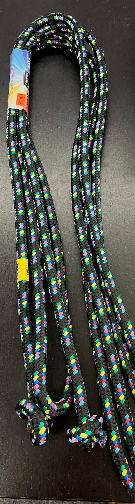 Black Confetti 8 Foot Jump Rope