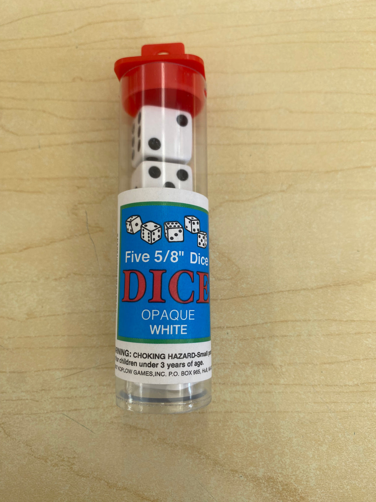 5 5/8" Dice Tube