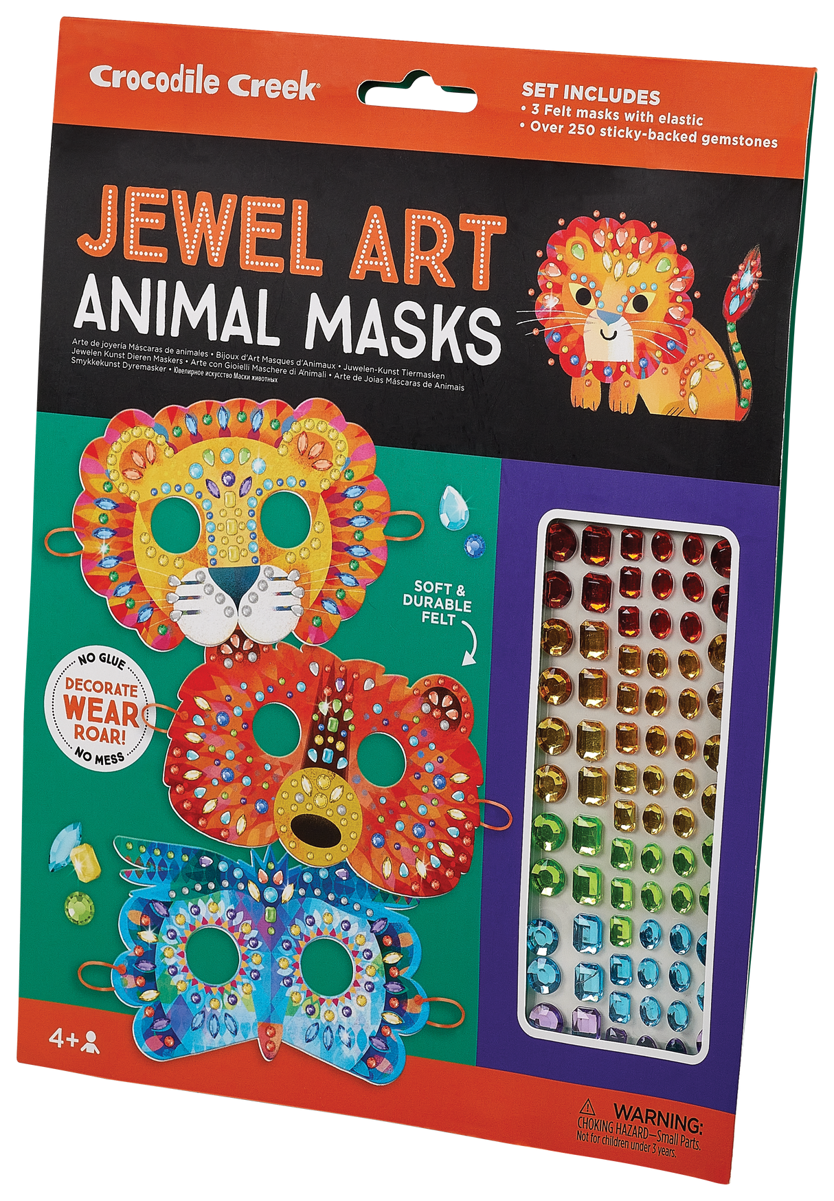 Animal Masks Jewel Art