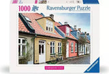 1000 pc Scandinavian Places Houses in Aarhus Denmark Puzzle