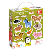 30 pc Progressive Puzzle Farm Animals