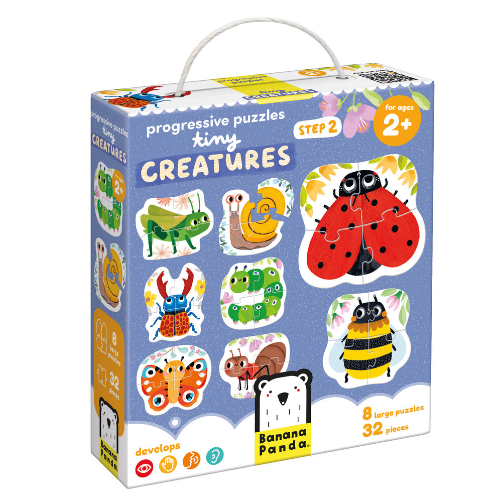 32 pc Progressive Puzzle Tiny Creatures