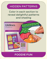 Foodie Fun Hidden Patterns Flowart