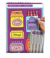 Foodie Fun Hidden Patterns Flowart