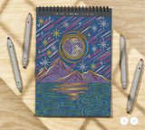 FlowArt Into The Galaxy Dot By Letter