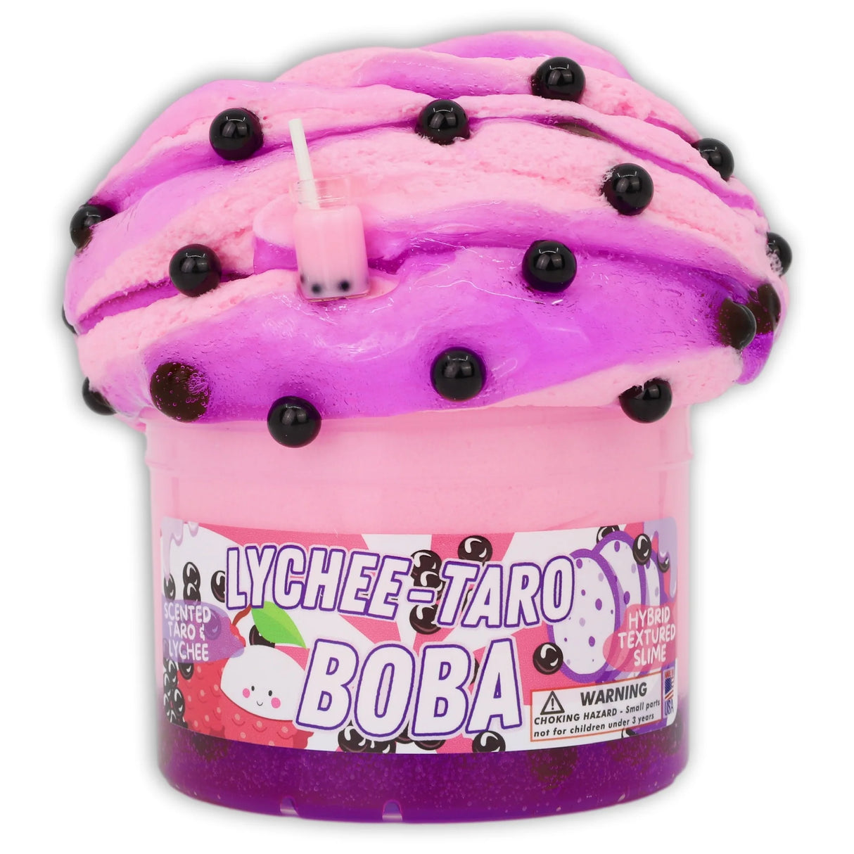 Lychee Taro Boba Dope Slime