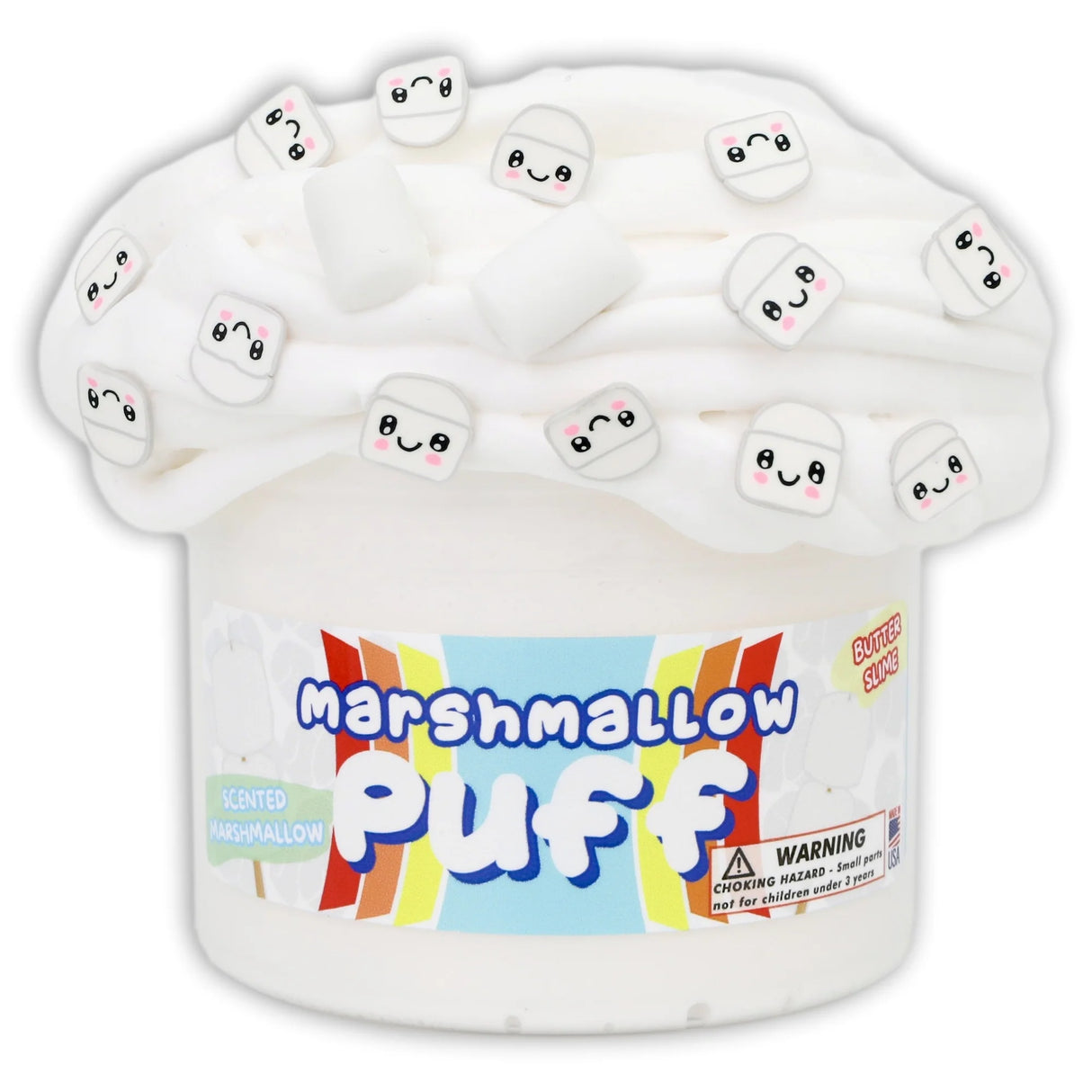 Marshmallow Puff Dope Slime