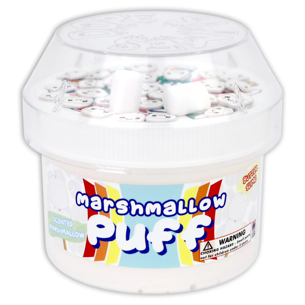 Marshmallow Puff Dope Slime