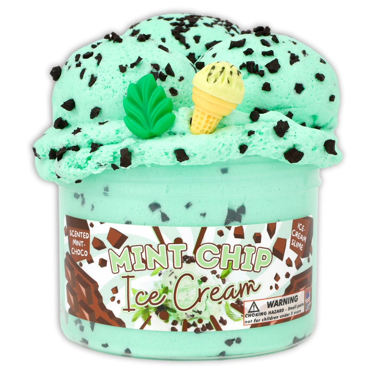 Mint Chip Ice Cream Dope Slime