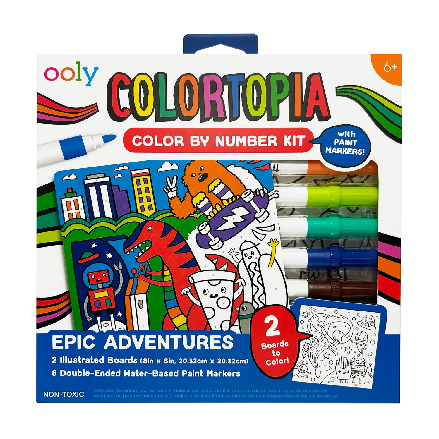 Colortopia Color By Number Epic Adventures