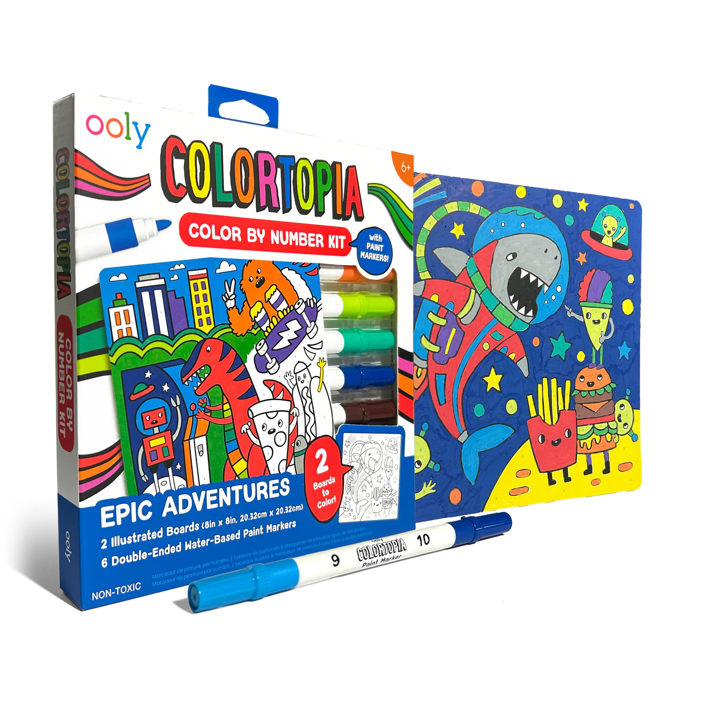Colortopia Color By Number Epic Adventures
