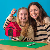 Peanuts Color In Wooden Bird House