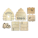 Peanuts Color In Wooden Bird House