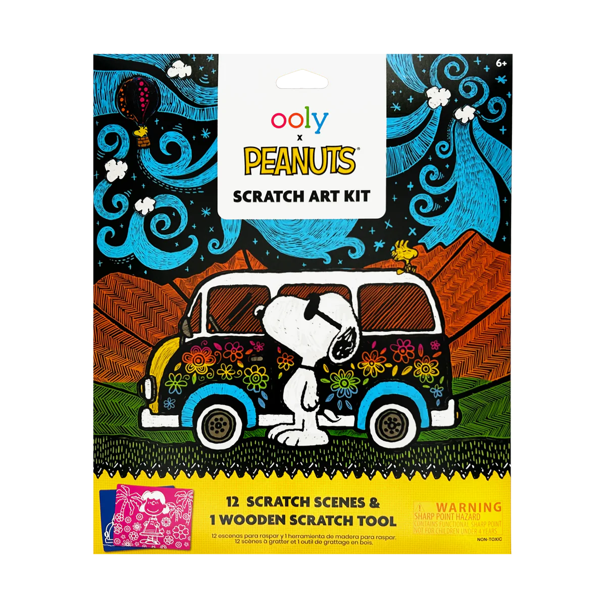 Peanuts Scratch Art