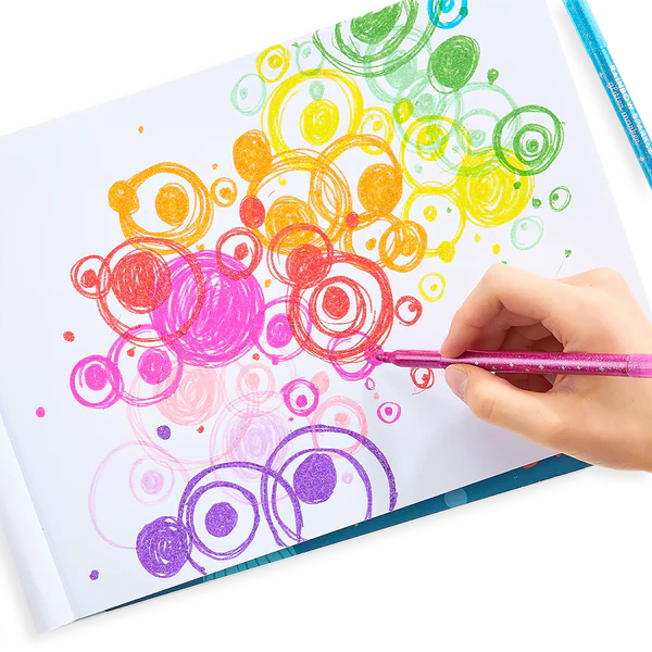 Rainbow Sparkle Glitter Markers