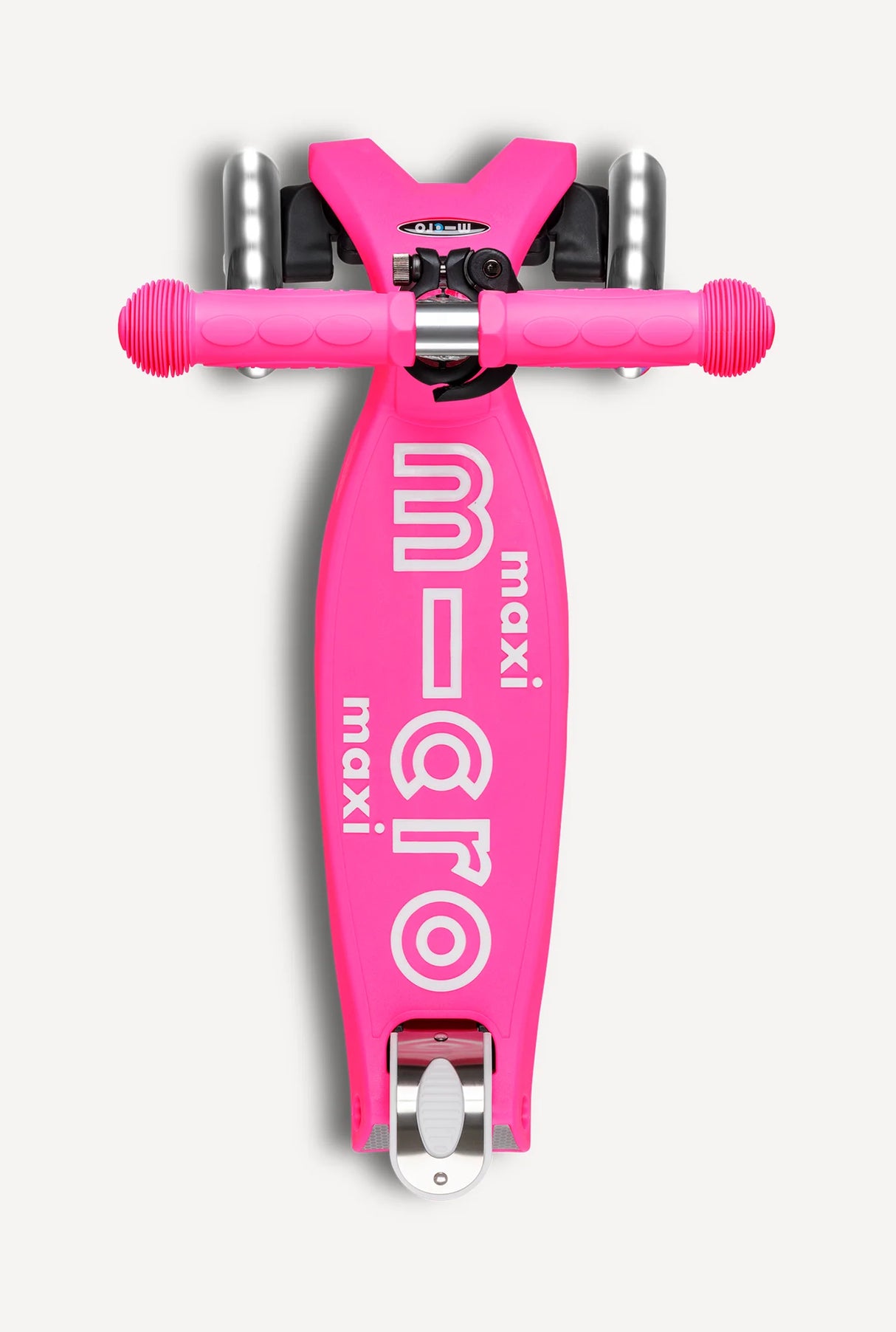 Maxi Deluxe LED Foldable Shocking Pink Scooter