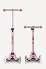 Mini Deluxe LED Dusty Rose Rock & Go Scooter