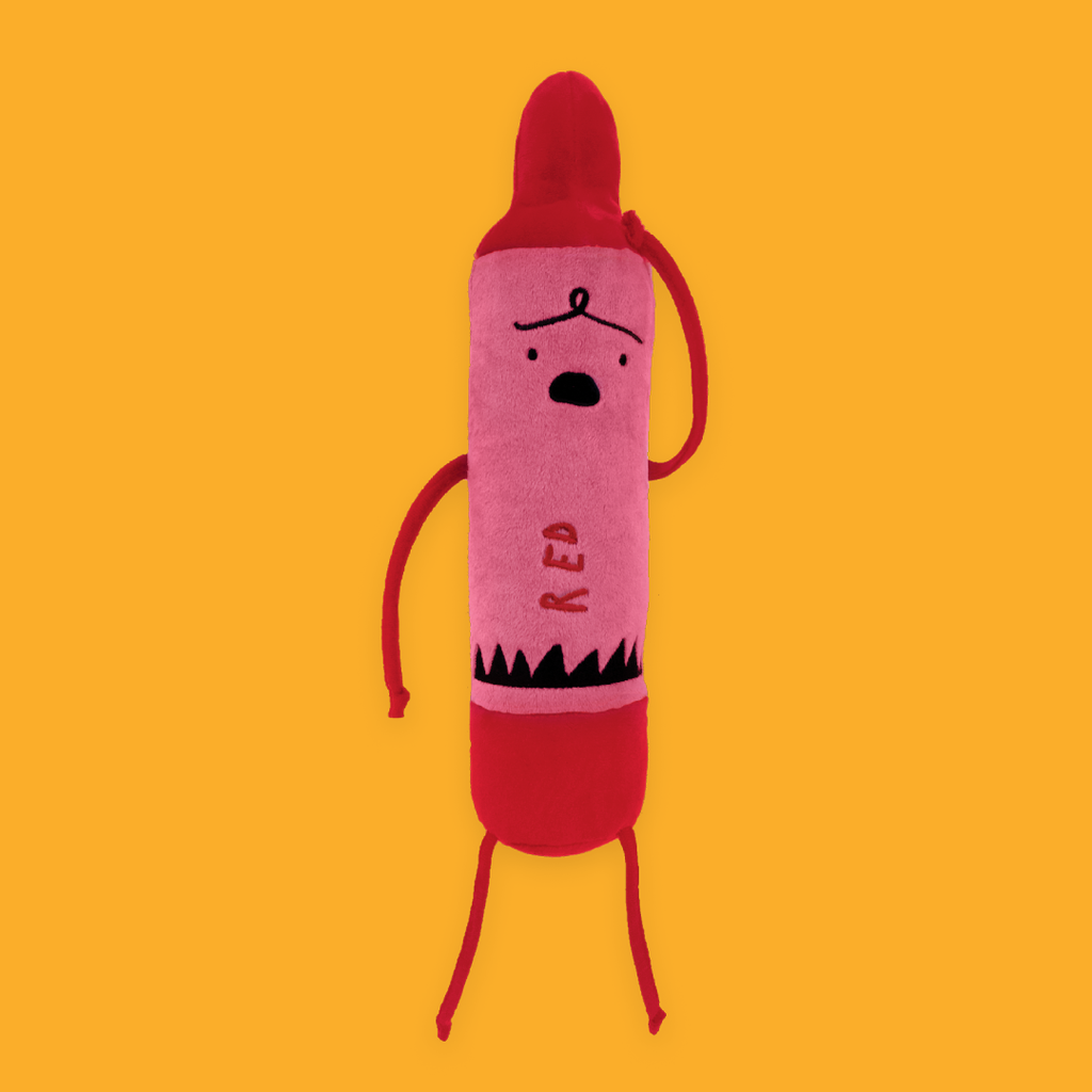 The Day the Crayons Quit 12" Plush - Red Crayon
