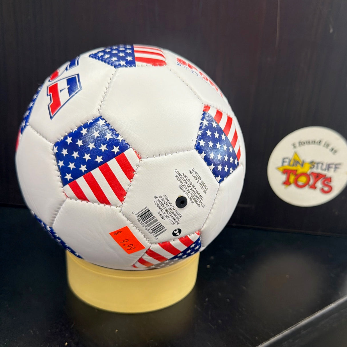 USA Mini Soccer Ball Stitched