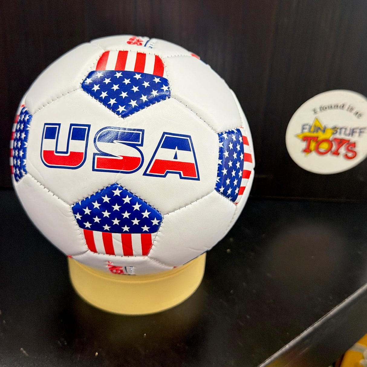 USA Mini Soccer Ball Stitched