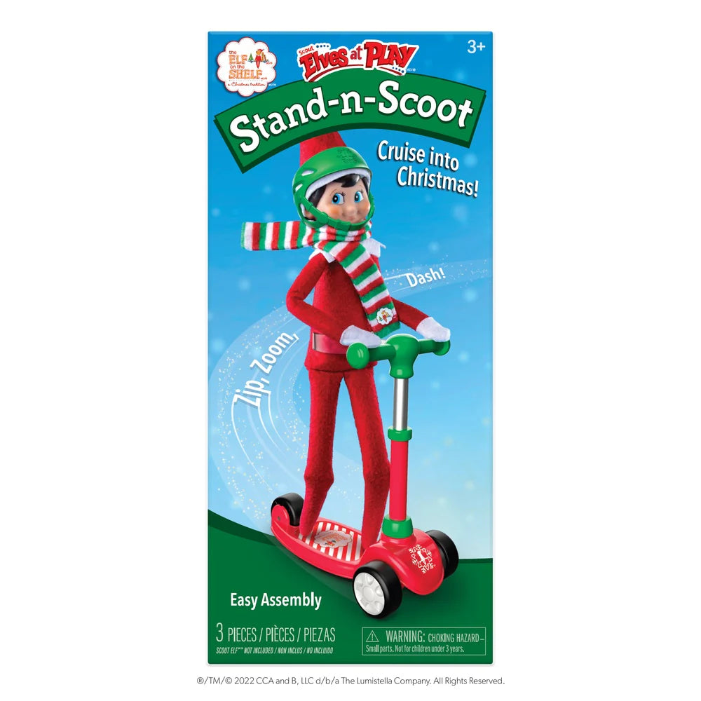 Elf on the Shelf Stand N Scoot