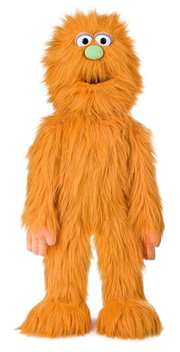 Silly Puppets Orange Monster 30"